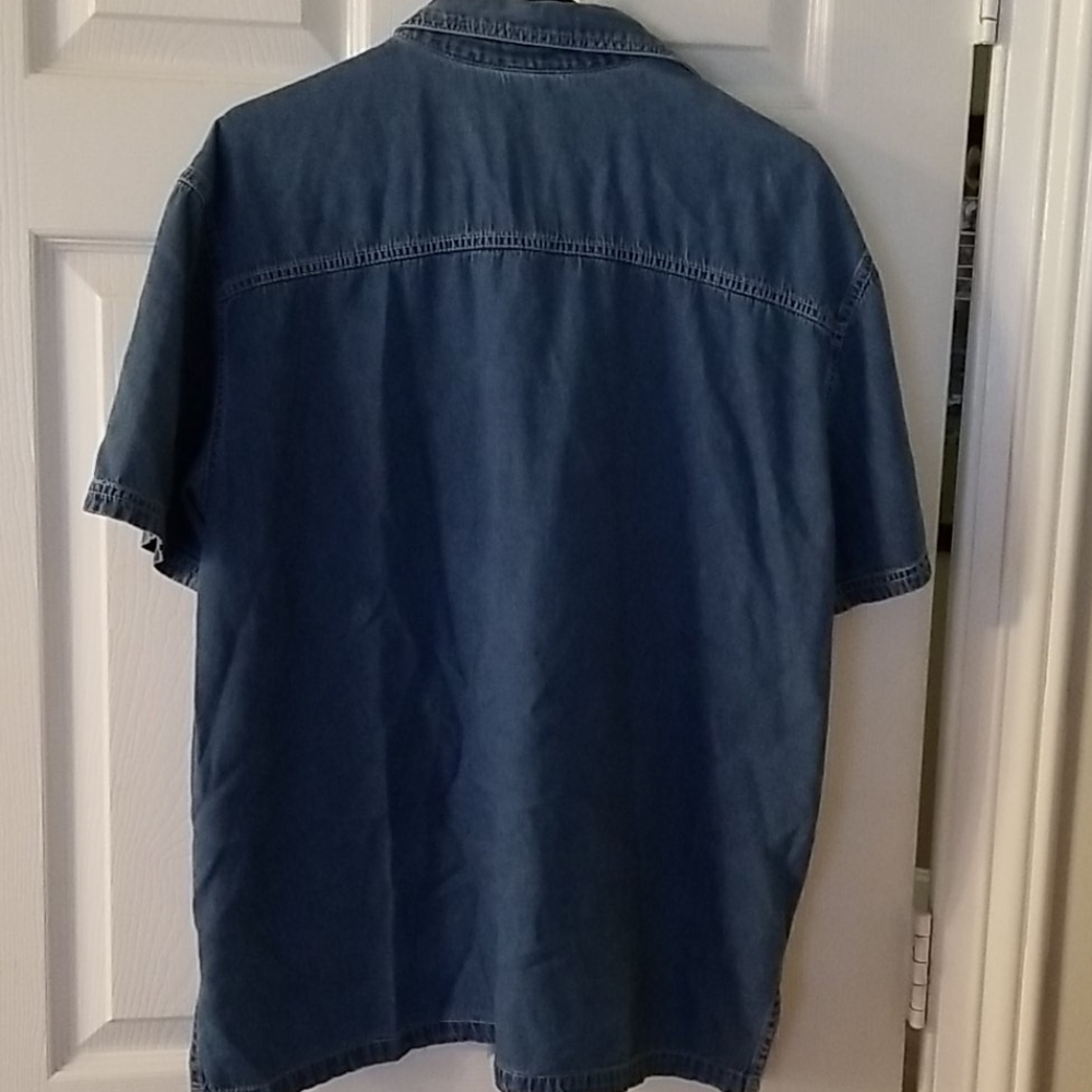 Button down jean blouse - Picture 4 of 4